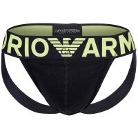EMPORIO ARMANI Mens Jockstrap - Jock, Tanga Brief, Stretch Cotton, Megalogo