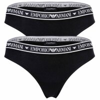 EMPORIO ARMANI Women Brazilian Briefs 2-Pack - Slips, Stretch Cotton