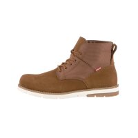 LEVIS Men Boots - JAX, Ankle Boots, Boots, Leather, Logo, Lacing, solid color