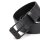 DIESEL Mens Belt - BLUESTAR II, Genuine Leather, Metal Buckle Clasp Black 85 cm