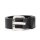 DIESEL Mens Belt - B-STAR II, Genuine Leather, Metal Buckle Clasp Black 85 cm
