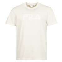 FILA Herren T-Shirt BUEK - Rundhals, Kurzarm, Baumwolle, Jersey, Logo Stickerei Ecru M