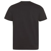 FILA Herren T-Shirt BUEK - Rundhals, Kurzarm, Baumwolle, Jersey, Logo Stickerei Schwarz S