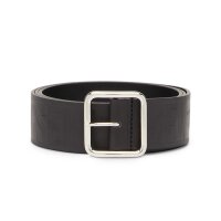 DIESEL Mens Belt - B-ILLY II, Genuine Leather, Metal...