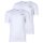 FILA Herren T-Shirt, 2er Pack - BROD Tee, Rundhals, Kurzarm, Logo Weiß M