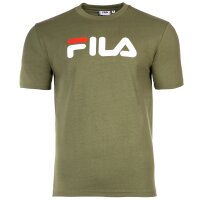 FILA Unisex T-Shirt - BELLANO tee, Rundhals, Kurzarm, Baumwolle, Logo