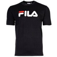 FILA Unisex T-Shirt - BELLANO tee, Rundhals, Kurzarm, Baumwolle, Logo