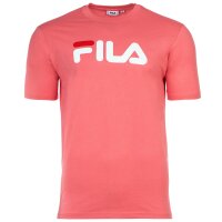 FILA Unisex T-Shirt - BELLANO tee, Rundhals, Kurzarm, Baumwolle, Logo