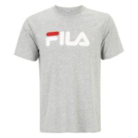 FILA Unisex T-Shirt - BELLANO tee, Rundhals, Kurzarm, Baumwolle, Logo