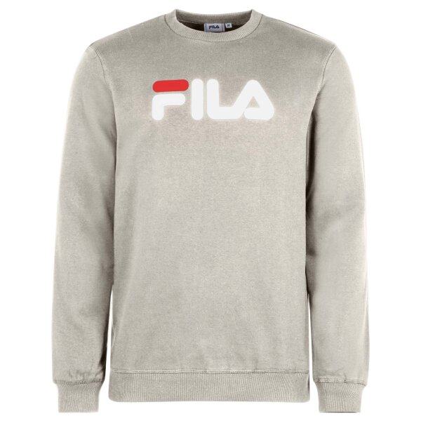 FILA Unisex Sweatshirt - BARBIAN crew sweat, Rundhals, Langarm, Logo-Print Grau S