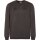 FILA Unisex Sweatshirt - BARBIAN crew sweat, Rundhals, Langarm, Logo-Print Dunkelgrau XS