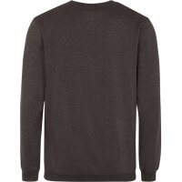 FILA Unisex Sweatshirt - BARBIAN crew sweat, Rundhals, Langarm, Logo-Print Dunkelgrau S