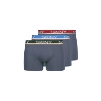 SKINY Herren Pants 3er Pack - Unterwäsche, Unterhose, Baumwolle, Logobund, einfarbig