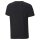 PUMA Boys T-Shirt - ESS+ 2 Col Logo Tee, round Neck, short Sleeve, plain Black (Black Tangarine) 110