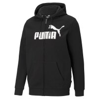 PUMA Mens Sweat Jacket - ESS BIG LOGO FZ HOODIE, hood, zipper, cotton mix