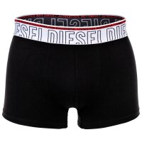 DIESEL Herren Boxershorts, 3er Pack - UMBX-DAMIENTHREEPACK, Trunks, Cotton Stretch Schwarz/Weiß 2XL