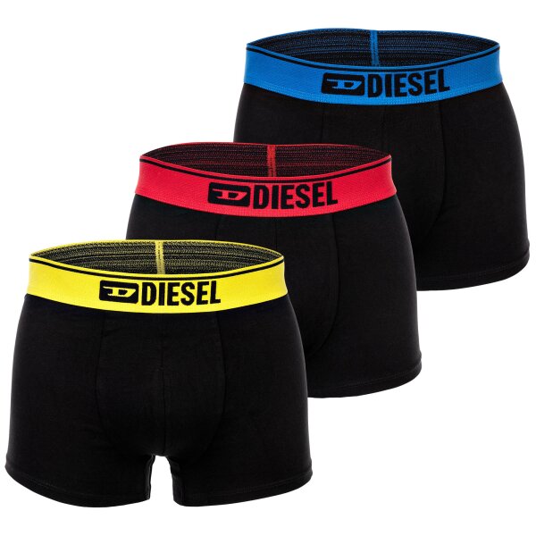 DIESEL Herren Boxershorts, 3er Pack - UMBX-DAMIENTHREEPACK, Trunks, Cotton Stretch