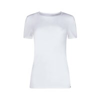 SKINY Damen Shirt - T-Shirt, Baumwolle. Rundhalsausschnitt, Kurzarm, einfarbig