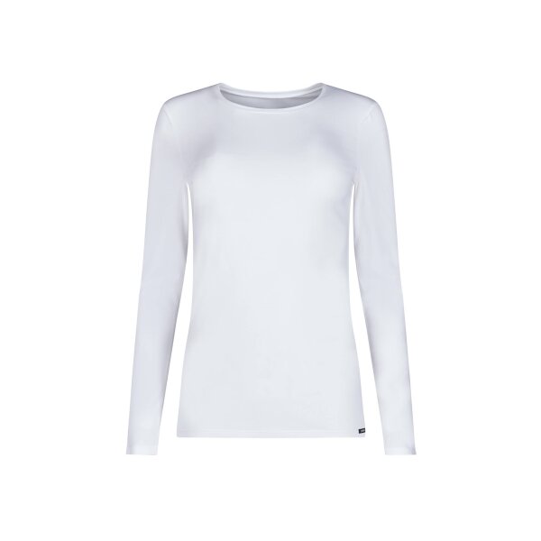 SKINY Ladies Shirt - Longsleeve, Cotton, Round neck, Long Sleeve, unicolored