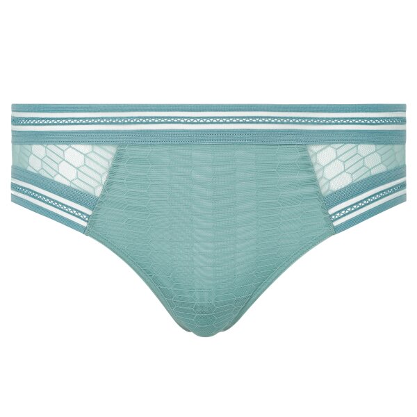 Passionata Ladies Shorty - ONLY MANHATTAN, pants, with tulle Turquoise L (Large)