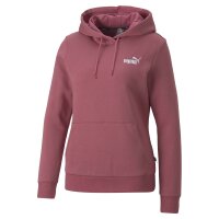 PUMA Womens Hoodie - ESS+ EMBROIDERY Hoodie, round neck, long sleeve, hood, solid color Magenta XS (X-Small)
