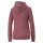 PUMA Damen Hoodie - ESS+ EMBROIDERY Hoodie, Rundhals, Langarm, Kapuze, uni Magenta XS