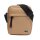 LACOSTE Mens Shoulder Bag - NEOCROC CANVAS VERTICAL ZIP CROSSBODY BAG, 21x16x6,5cm (HxWxD)