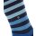Burlington Herren Socken - Blackpool, Baumwolle, Streifen, Logo, One Size Dunkelblau/Hellblau