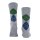 Burlington Herren Socken - King, Baumwolle, Rautenmuster, Logoemblem Hellgrau/Grün/Blau 40-46