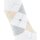 Burlington Damen Socken - Queen, Kurzstrümpfe, Baumwolle, Rautenmuster, Logoemblem Weiß/Grau/Beige