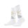Burlington Ladies Socks - Queen, Short Socks, Cotton, Diamond pattern, Logo Emblem White/Grey/Beige