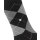 Burlington Ladies Socks - Queen, Short Socks, Cotton, Diamond pattern, Logo Emblem Black/Grey/Pink