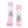 Burlington Ladies Socks - Queen, Short Socks, Cotton, Diamond pattern, Logo Emblem Pink/white/light gray