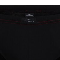 Götzburg Herren Briefs 10er Pack - Single Jersey, Unterwäsche Set, Cotton Stretch Schwarz M