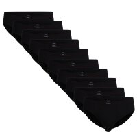 Götzburg Mens Briefs 5-pack - Single Jersey, Underwear Set, Cotton Stretch Black M (Medium)