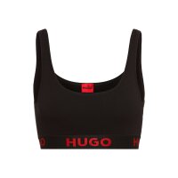 Hugo Damen Bustier - Bralette Sporty Logo, Baumwolle, Logo, einfarbig