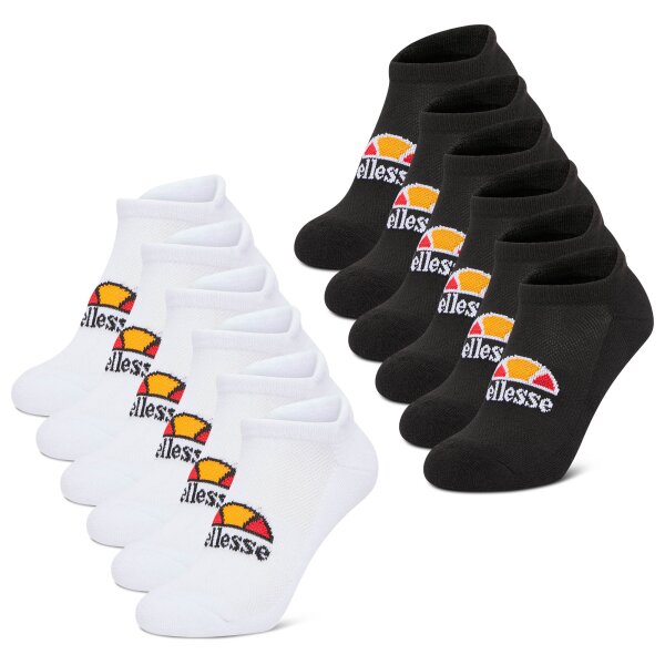 Ellesse Unisex Sneaker Socken, 6 Paar - Rebi, Trainer Liner, Sport, Logo