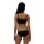 HUGO Damen Slips, 3er Pack - Brief Stripe, Unterwäsche, Baumwolle, Logo, einfarbig Schwarz XS