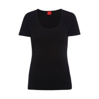 HUGO Damen T-Shirt, 2er Pack - T-Shirt RN, Unterziehshirt, Rundhals, Baumwolle, einfarbig Schwarz XL