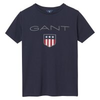 GANT Jungen T-Shirt - Teen Boys SHIELD Logo, Kurzarm,...
