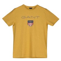 GANT Jungen T-Shirt - Teen Boys SHIELD Logo, Kurzarm, Rundhals, Baumwolle, uni
