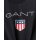 GANT Boys T-Shirt - Teen Boys SHIELD Logo, short-sleeved, round neck, cotton, uni Black 170