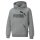 PUMA Boys Hoodie - ESS Big Logo Hoodie, round neck, long sleeve, plain, hood Grey 104