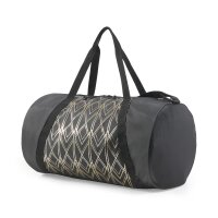 PUMA Unisex Sporttasche - AT Essentials Barrel Bag, 27x48x27cm (HxBxT) Silber