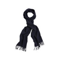 GANT Unisex Scarf - Solid Wool Scarf, Woven, Fringes, Logo, Solid Colour