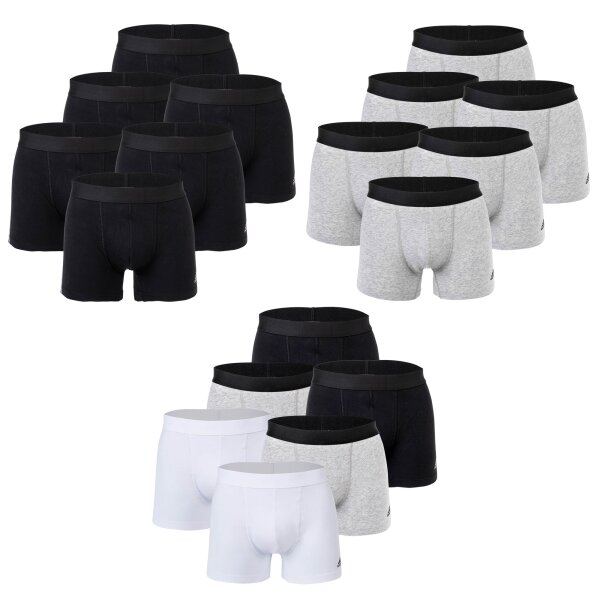 adidas Mens Boxer Trunks, 3 Pack - Trunks, Active Flex Cotton, Logo, 3 Stripes