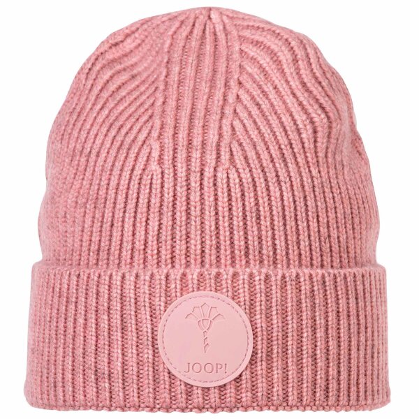 JOOP! ladies hat - ANIK, beanie, brim, ribbed knit, with wool, One Size