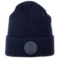 JOOP! Damen Mütze - Beanie, Krempe, Ripp-Strick, mit Wolle, One Size