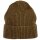 JOOP! ladies hat - ANIK, beanie, brim, ribbed knit, with wool, One Size Green
