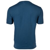 HUGO Mens T-Shirt - Dulivio, Round neck, Short sleeve, Logo, Cotton Dark blue XL (X-Large)